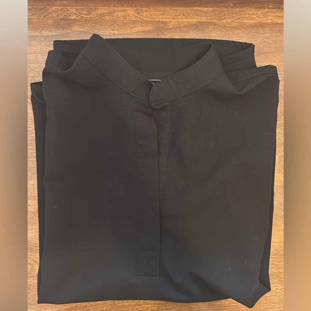 Black Rafaela Oversized Scrub Top